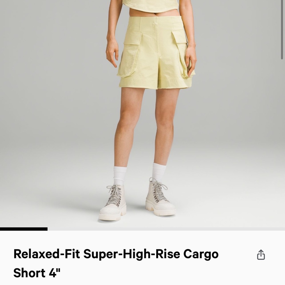 Lululemon SHR relaxed cargo shorts